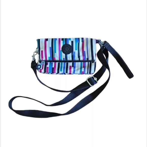 Kipling Urban Striped 3-In-1 Convertible Magnetic Zipper Crossbody Bag - Picture 1 of 16